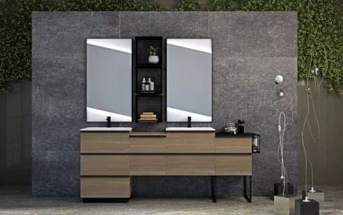 База под раковину Cezares Qubo 60x46x83 Bianco Rock 54969
