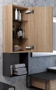 База под раковину Cezares Qubo 60x46x83 Bianco Rock 54969