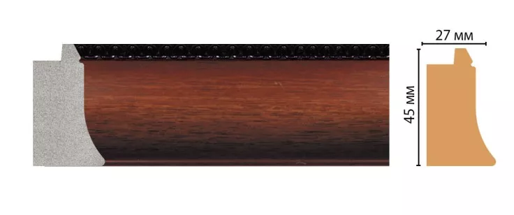 Багет Decomaster FM18-4 (45x27x2850 мм)