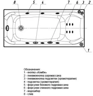 Ванна Акватек Альфа 70x170x66 ALF170-0000007