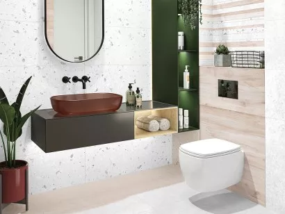 Плитка NewTrend Play White 30x60 настенная WT36PLY00