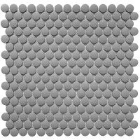 Мозаика Starmosaic Non-Slip Penny Round Dark Grey Antislip 30.9x31.5