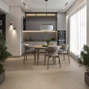 Декор Kerama Marazzi Альберони бежевый матовый обрезной 60x60 SG643720R