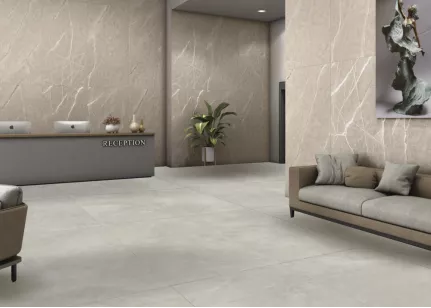 Керамогранит NT Ceramic Granite Limestone White Structura 60x120 NTT99618M