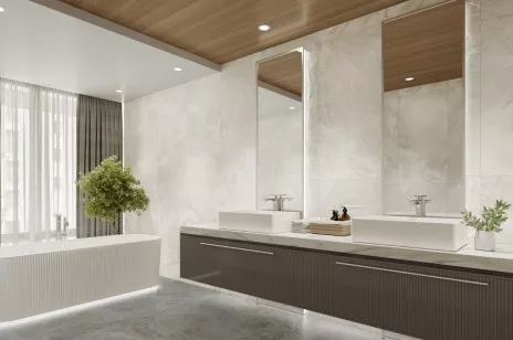 Керамогранит NT Ceramic Granite Limestone White Structura 60x120 NTT99618M