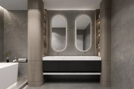 Керамогранит NT Ceramic Granite Limestone White Structura 60x120 NTT99618M
