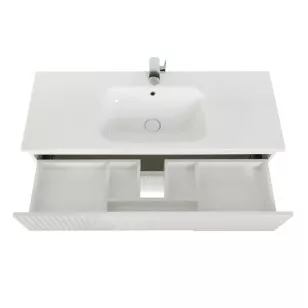 База под раковину Cezares Duet 77x45x50 Bianco Lucido DUET-800-2C-SO-BL