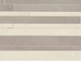 Мозаика DKR51052 Docks Mos.Brick White Silver 30X40 ABK Ceramiche