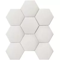 Мозаика Starmosaic Non-Slip Hexagon Big White Antislip 29.5x25.6