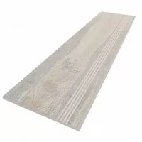 Ступень Estima Spanish Wood White неполированная с насечками 30x120 SP00