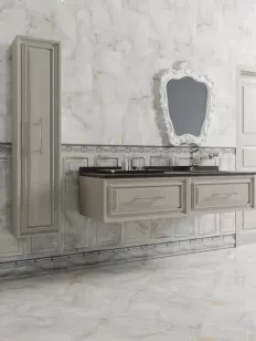 Плитка Novacera Royal Lineare Gold Rettificato 30x90 настенная NC93007AL