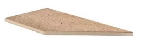 Керамогранит напольный угловой 620090000304 Cliff Bianco Round Angolo Dx 30x60 Atlas Concorde Russia