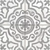 Керамогранит Cersanit Siena белый узоры 42x42 16010 Керамогранит Cersanit Siena белый узоры 42x42 16010