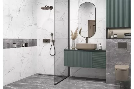 Керамогранит Ceradim Statuario Wonderful Белый Полированный 60x120
