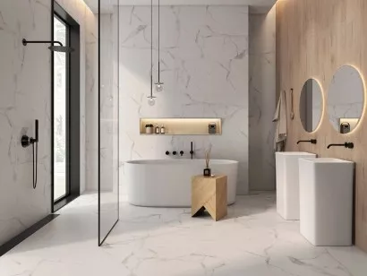 Керамогранит Ceradim Statuario Wonderful Белый Полированный 60x120