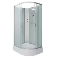 Душевая кабина Niagara Classic средний поддон 26 см стекло матовое 130x90x200 NG-33394-14LBK