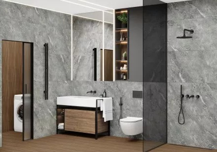 Керамогранит LCM Ajax Gray Матовый Карвинг 60x120 60120AJA15M