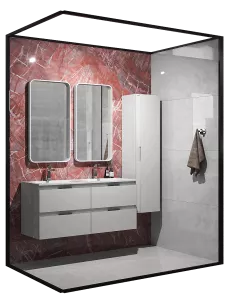 Керамогранит Artcer Exclusive Marble Invisible Red Poli 60x120