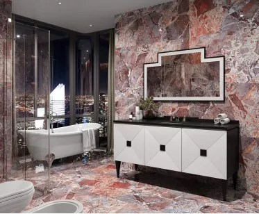 Керамогранит Artcer Exclusive Marble Invisible Red Poli 60x120