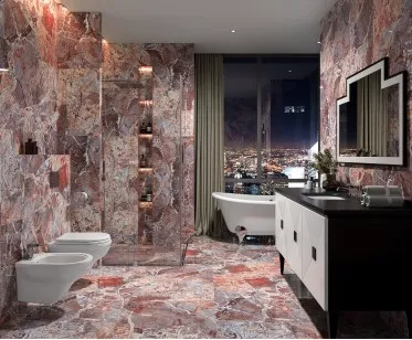 Керамогранит Artcer Exclusive Marble Invisible Red Poli 60x120