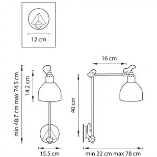Бра Lightstar Loft 765617