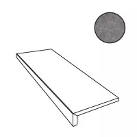 Ступень ABK Ceramiche Pietra Viva Gradone Top Antracite Nat Rett 32x120 PF60012280