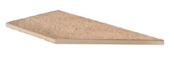 Керамогранит напольный угловой 620090000306 Cliff Grigio Round Angolo Dx 30x60 Atlas Concorde Russia
