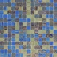 Мозаика Trend Shining Miscele голубая смесь из стеклянной мозаики 2x2 сетка 31.6x31.6 Мозаика Trend Shining Miscele голубая смесь из стеклянной мозаики 2x2 сетка 31.6x31.6