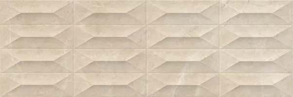 Плитка Marazzi Italy Marbleplay Marfil Struttura Gem 3D Rett 30x90 настенная M4PH