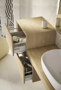 Консоль подвесная Cezares Tavolone 120x43x8 Rovere tabacco 41583