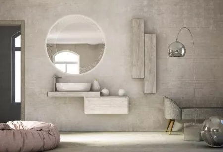 Консоль подвесная Cezares Tavolone 120x43x8 Rovere tabacco 41583