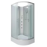 Душевая кабина Niagara Classic средний поддон 26 см стекло матовое 100x90x200 NG-33094-14LBKG