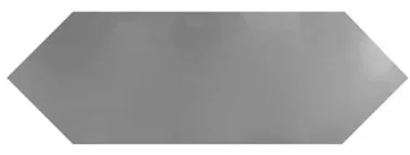 Плитка Monopole Ceramica Cupidon Silver Liso 10x30 настенная