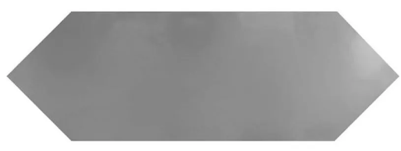 Плитка Monopole Ceramica Cupidon Silver Liso 10x30 настенная