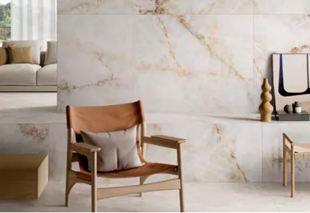 Керамогранит Vitra MarbleSystem Эмперадор Кремовый лаппатированный 60x120 K948094LPR01VTER