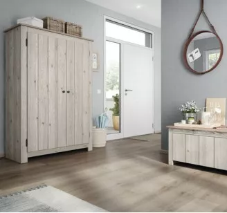 Плинтус Egger Medium Дуб Кортон белый L494