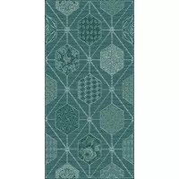 Декор Azori Devore Indigo Geometria 31.5x63 587162001