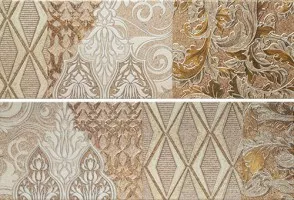 Панно Porcelanite Dos Ros. 7514 Composicion living II beige 25x75 912098