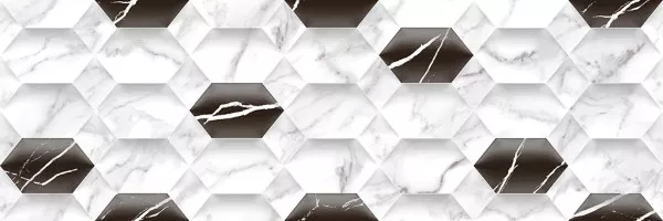 Плитка Colortile Carara Hexa Dec 30x90 настенная Плитка Colortile Carara Hexa Dec 30x90 настенная