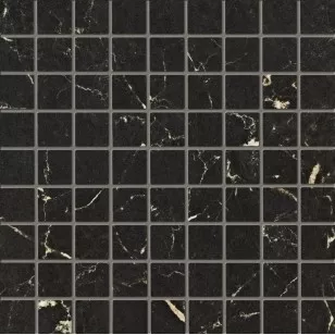 Мозаика Piemme Valentino Marmi Reali Nero Reale Mosaico Lev Ret 30x30 39720