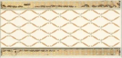 Бордюр Ape Ceramica Noblesse Cenefa Delis Marfil Gold 10x20