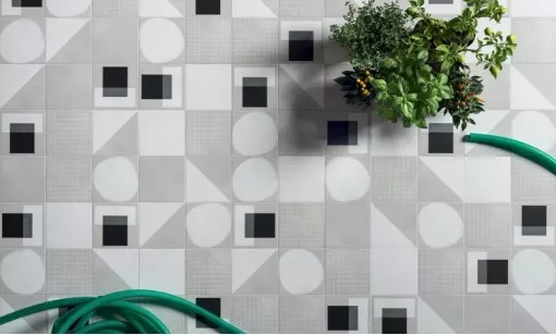 Керамогранит 4100523 Futura Drop White 15x15 41ZERO42