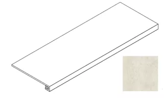 Ступень AVA Ceramica District Gradino Bianco Ret 6mm 30x80 96261
