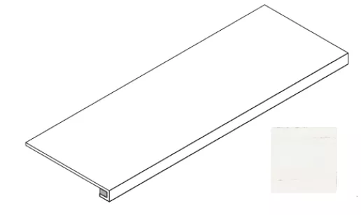 Ступень AVA Ceramica Lasa Gradino Lapp Rett 33x160 87312