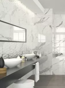 Керамогранит 87027 Statuario Splendente Lapp. Rett. 120x240 AVA Ceramica