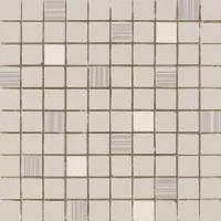 Мозаика 71071 Visia Mosaico Sahara Lucido Su Rete 25X25 AVA Ceramica