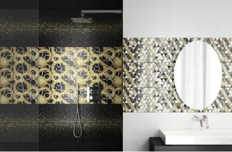 Декор Alma Ceramica Golden 24.9х50 DWU09GLD228