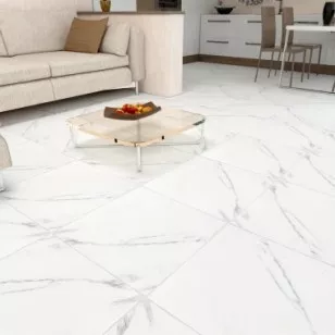 Плитка Alma Ceramica Calacatta 55х55 напольная ПГ4КТ000