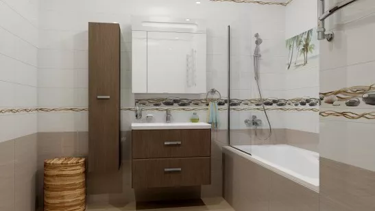 Панно Alma Ceramica Ailand Пальмы 40x60 PWU11ALD2