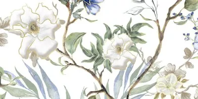Панно Alma Ceramica Salvia из 2 плиток 49.8x50 PWU09SVA1 Панно Alma Ceramica Salvia из 2 плиток 49.8x50 PWU09SVA1